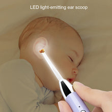 Load image into Gallery viewer, Rechargeable USB Children Luminous Earpick Visible Ear Spoon Ear Wax Removal Tool Ear Cleaning Care
