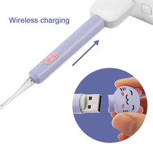 Load image into Gallery viewer, Rechargeable Children Luminous Earpick Visible Ear Spoon Silicone Soft Head Ear Spoon Ear Wax Removal Tool Ear Cleaning Care
