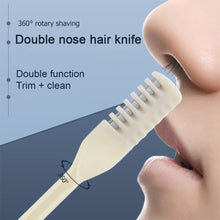 Load image into Gallery viewer, Double Head Manual Nose Hair Trimmer Cleaning Nose Hair Knife Nose Hair Remover Portable Nose Hair Cleaning Tool
