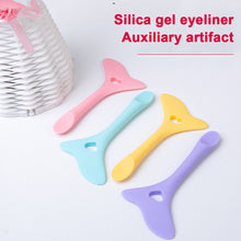 Load image into Gallery viewer, Multifunctional Silicone Eye Makeup Bezel Eyeliner Eyeshadow Mascara Auxiliary Tool Portable Makeup Tool

