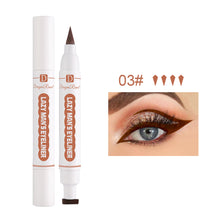 Load image into Gallery viewer, Double-headed Stamp Colorful Eyeliner Waterproof Anti-smudge Eyeliner Multicolor Eyeliner Eye Makeup Cosmetic
