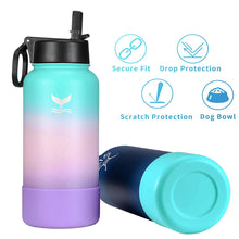Load image into Gallery viewer, Outdoor Camping Hiking Slip-proof Bottle Silicone Boots Sleeves For 12&amp;24oz Or 32&amp;40oz Hydro Flask Water Bottle Cup Lid
