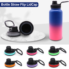 Load image into Gallery viewer, Outdoor Portable Fashion Plastic Bottle Bottle Straw Flip Lid Cap Replacement Lid for Hydro Flask Wide Mouth Water Bottle
