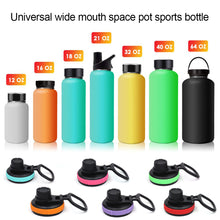 Load image into Gallery viewer, Outdoor Portable Fashion Plastic Bottle Bottle Straw Flip Lid Cap Replacement Lid for Hydro Flask Wide Mouth Water Bottle

