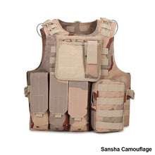 Load image into Gallery viewer, 600D Tactical Vest Mens Military Hunting Vest Field Battle Airsoft Molle Oxford Waistcoat Combat Assault Plate Carrier Vest
