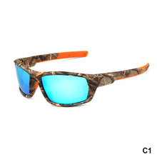 Load image into Gallery viewer, Men Women Camouflage Sport Fishing Glasses Rayed Sun glasses Goggles Outdoor Polarized Sunglasses
