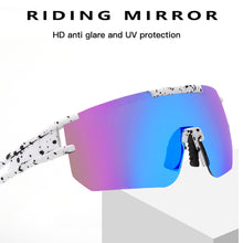 Load image into Gallery viewer, Cycling Sunglasses Large Frame Colorful Sunglasses Sports Sunglasses Outdoor UV Protection Sunglasses
