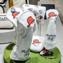 Load image into Gallery viewer, Golf Putter Cover Golf Club #1 #3 #5 UT Wood Headcovers Driver Fairway Woods Cover PU Leather Head Covers
