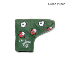 Load image into Gallery viewer, Golf Putter Cover Golf Club #1 #3 #5 UT Wood Headcovers Driver Fairway Woods Cover PU Leather Head Covers

