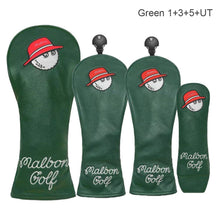 Load image into Gallery viewer, Golf Putter Cover Golf Club #1 #3 #5 UT Wood Headcovers Driver Fairway Woods Cover PU Leather Head Covers
