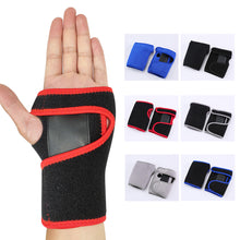 Load image into Gallery viewer, Splint Sprains Arthritis Black Band Belt Carpal Tunnel Hands Wrist Support Brace Strap Useful
