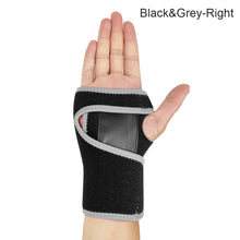 Load image into Gallery viewer, Splint Sprains Arthritis Black Band Belt Carpal Tunnel Hands Wrist Support Brace Strap Useful
