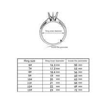Load image into Gallery viewer, 6mm Fashion Stainless Steel Ring i love you Couple Silver Black Couple Jewelry Anniversary Valentine's Day Gifts
