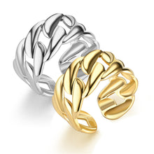Load image into Gallery viewer, Retro Punk Opening Finger Rings Steampunk Hip Hop Personality Finger Party Jewelry Men Women Rings

