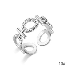 Load image into Gallery viewer, Retro Punk Opening Finger Rings Steampunk Hip Hop Personality Finger Party Jewelry Men Women Rings
