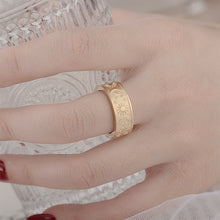 Load image into Gallery viewer, Titanium Steel Cast Star-moon Sun Couple de-stress Lucky Ring Friends Party Jewelry
