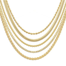 Load image into Gallery viewer, Fashion New Chain Necklace For Men Punk Silver Color Stainless Steel Long Necklace Men Hip Hop Jewelry Gift
