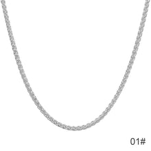 Load image into Gallery viewer, Fashion New Chain Necklace For Men Punk Silver Color Stainless Steel Long Necklace Men Hip Hop Jewelry Gift

