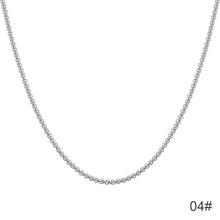 Load image into Gallery viewer, Fashion New Chain Necklace For Men Punk Silver Color Stainless Steel Long Necklace Men Hip Hop Jewelry Gift
