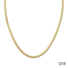 Load image into Gallery viewer, Fashion New Chain Necklace For Men Punk Silver Color Stainless Steel Long Necklace Men Hip Hop Jewelry Gift
