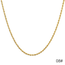 Load image into Gallery viewer, Fashion New Chain Necklace For Men Punk Silver Color Stainless Steel Long Necklace Men Hip Hop Jewelry Gift
