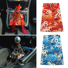 Load image into Gallery viewer, Universal Car Pattern Style Canvas Shift Lever Knob Dust Cover Racing Sword Shift Knob Collars Accessories
