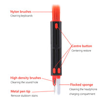Load image into Gallery viewer, Cleaner Kit For Airpods Pro 3 2 1 Earphone Cleaning Airpods Pro Case Bluetooth Headphones Earbuds Cleaning Tools for Xiaomi
