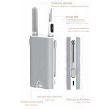Load image into Gallery viewer, 5 in 1 Earphone Cleaner Brush Kit Camera Phone Tablet Laptop TV Screen Cleaning Tools Headset Cleaning Pen For Airpod Pro 3 2 1
