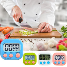Load image into Gallery viewer, Mini Digital Kitchen Timer LCD Counter Display Loud Alarm Clock Manual Electronic Countdown Sports Magnetic Digital Timer Kitchen Cooking Study Shower Sports Games
