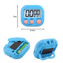 Load image into Gallery viewer, Mini Digital Kitchen Timer LCD Counter Display Loud Alarm Clock Manual Electronic Countdown Sports Magnetic Digital Timer Kitchen Cooking Study Shower Sports Games
