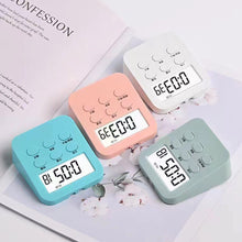 Load image into Gallery viewer, Mini Digital Kitchen Timer Manual Electronic Countdown Clock Magnetic Digital Timer with Large LCD Display Kitchen Cooking Shower Study
