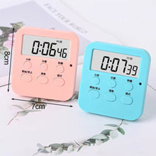 Load image into Gallery viewer, Mini Digital Kitchen Timer Manual Electronic Countdown Clock Magnetic Digital Timer with Large LCD Display Kitchen Cooking Shower Study
