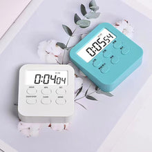 Load image into Gallery viewer, Mini Digital Kitchen Timer Manual Electronic Countdown Clock Magnetic Digital Timer with Large LCD Display Kitchen Cooking Shower Study
