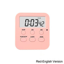 Load image into Gallery viewer, Mini Digital Kitchen Timer Manual Electronic Countdown Clock Magnetic Digital Timer with Large LCD Display Kitchen Cooking Shower Study
