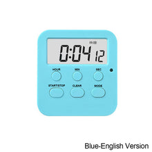 Load image into Gallery viewer, Mini Digital Kitchen Timer Manual Electronic Countdown Clock Magnetic Digital Timer with Large LCD Display Kitchen Cooking Shower Study
