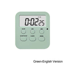 Load image into Gallery viewer, Mini Digital Kitchen Timer Manual Electronic Countdown Clock Magnetic Digital Timer with Large LCD Display Kitchen Cooking Shower Study

