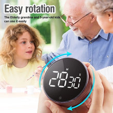 Load image into Gallery viewer, Kitchen Timer Digital Timer Manual Countdown Alarm Clock Magnetic Digital Timer Mechanical Cooking Timer Cooking Shower Study Stopwatch
