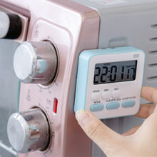Load image into Gallery viewer, Digital Timer Manual Electronic Countdown Clock With Flashing Light Cooking Kitchen Sport Study Game With Magnetic Countdown Alarm Clock
