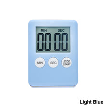 Load image into Gallery viewer, Digital Timer Manual Electronic Countdown Clock Loud Alarm Cooking Kitchen Sport Study Game With Magnetic Countdown Alarm Clock
