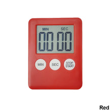 Load image into Gallery viewer, Digital Timer Manual Electronic Countdown Clock Loud Alarm Cooking Kitchen Sport Study Game With Magnetic Countdown Alarm Clock
