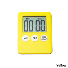 Load image into Gallery viewer, Digital Timer Manual Electronic Countdown Clock Loud Alarm Cooking Kitchen Sport Study Game With Magnetic Countdown Alarm Clock
