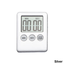 Load image into Gallery viewer, Digital Timer Manual Electronic Countdown Clock Loud Alarm Cooking Kitchen Sport Study Game With Magnetic Countdown Alarm Clock
