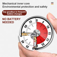 Load image into Gallery viewer, Mechanical Manual Digital Timer Magnetic Kitchen Timer Cooking BakingStudy Fitness Countdown Alarm Clock Gadget Kitchen Accesories
