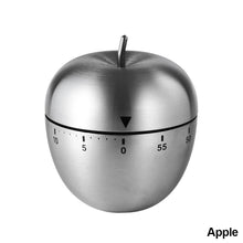 Load image into Gallery viewer, Stainless Steel Egg Shape Mechanical Manual Digital Timer Kitchen Supplies Clock Kitchen Timer Alarm Clock 60 Minute Countdown Cooking Timer
