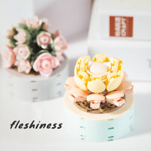 Load image into Gallery viewer, Flower Building Block Flowers Bouquet Rose Sakura Lily DIY Creative Bouquet Compatible with Cute Girl Toy Valentine's Day Gift Puzzle Assembled Building Block Toy
