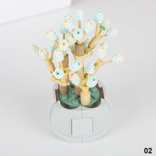 Load image into Gallery viewer, Flower Building Block Flowers Bouquet Rose Sakura Lily DIY Creative Bouquet Compatible with Cute Girl Toy Valentine's Day Gift Puzzle Assembled Building Block Toy
