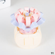 Load image into Gallery viewer, Flower Building Block Flowers Bouquet Rose Sakura Lily DIY Creative Bouquet Compatible with Cute Girl Toy Valentine's Day Gift Puzzle Assembled Building Block Toy

