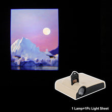 Load image into Gallery viewer, Ins Scenery Projection Lamp Sea Clouds Landscape Projector Photo Prop Creative Photograph Background Wall Light Party Decor
