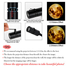 Load image into Gallery viewer, USB Starry Projector 2 In 1Moon Earth Projector Lamp 360° Rotatable Bracket Led Night Light Wall Light Planet Projection Lamp
