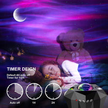 Load image into Gallery viewer, Led Aurora Borealis Moon Galaxy Night Lights Bluetooth Music Laser Star Nebula Projection Bedroom Decoration Atmospher Projector

